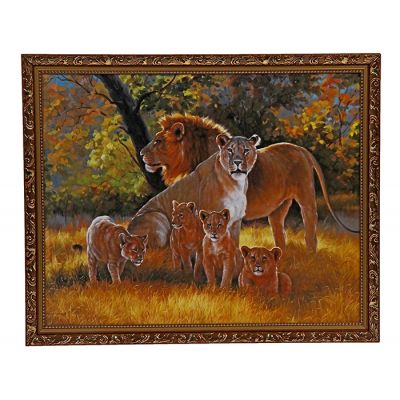 Картина Львы 354 40х50 см