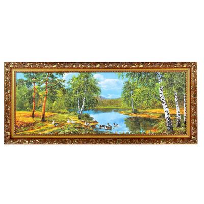 Картина Лесная река 213 20х50 см
