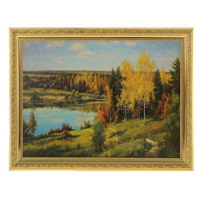 Картина Лесное озеро 28 30х40 см