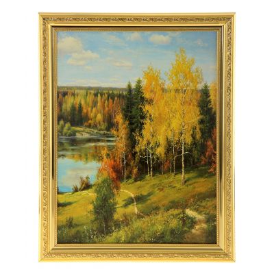 Картина Лесное озеро 123 30х40 см