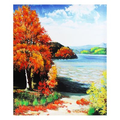 Картина холст 50*60 см осенняя пора