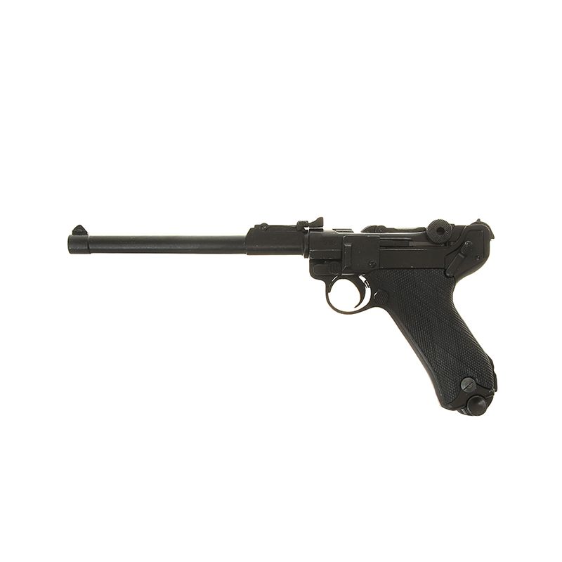 Макет самозарядного пистолета Люгера удлиненный, Парабеллум, 9 мм, Германия, 1900 г.
