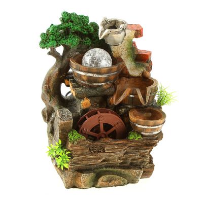 Фонтан дворик 25*17 см ведерко