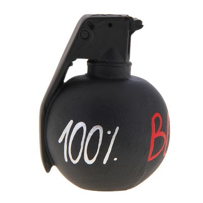 Держатель для карточек/фото "Лимонка 100% bomb" черная