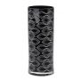 Ваза черная Flash, дизайн Карим Рашид, высота 30 см, диаметр 12 см