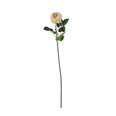 Искусственные цветы Роза нежно-жёлтая