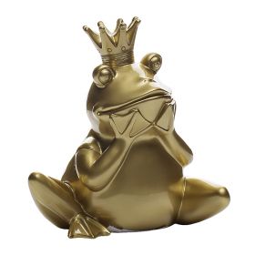 Статуэтка "Лягушка-Королева" (золотая)