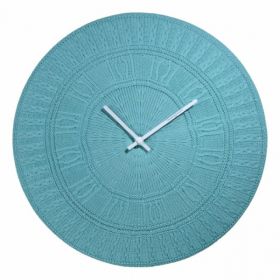 Часы - "подушка", цвет бирюзовый, d.50 см
