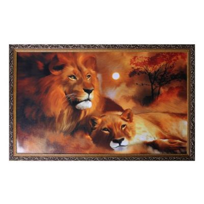 Картина "Львы"