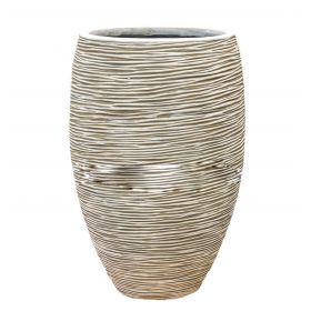 Кашпо Capi Nature Vase elegant deluxe Rib ivory