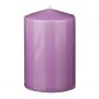 Свеча лиловая, диаметр-10 см