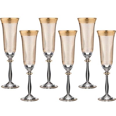 Набор бокалов для шампанского  6 штук "Blanco"