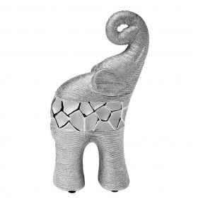 Статуэтка "Слон" серебристая