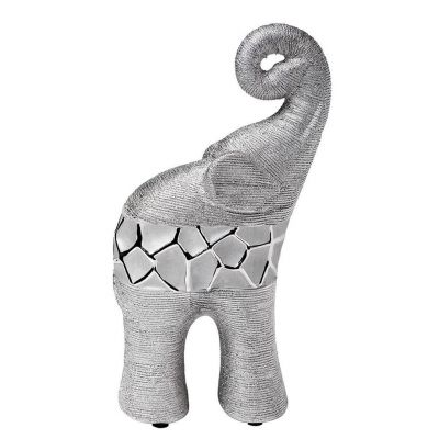 Статуэтка "Слон" серебристая