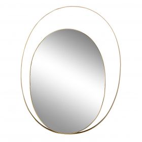 Зеркало с металлической рамой