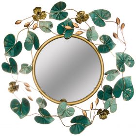 Зеркало настенное "Цветочный ободок"