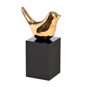 Статуэтка "Птичка золотая" на подставке