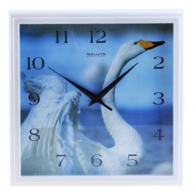 Часы настенные "Лебедь"