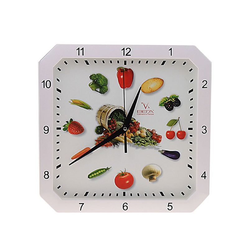 На кухне есть часы. Кухонные часы настенные. Оригинальные часы на кухню. Часы настенные с овощами. Часы настенные кухонные квадратные.