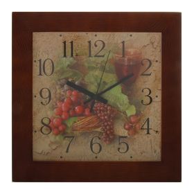 Часы настенные Кухня ДС-2АА28-303 гроздья винограда