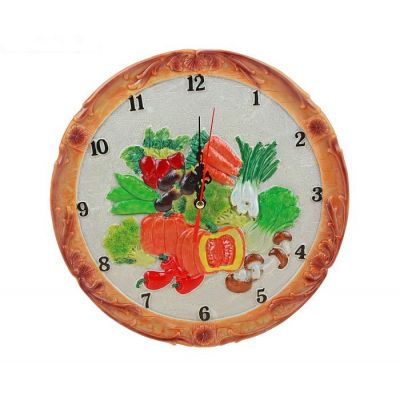 Часы настенные натюрморт "Овощи"