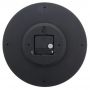 Часы настенные круг рама черная, циферблат "Автомобильный диск"